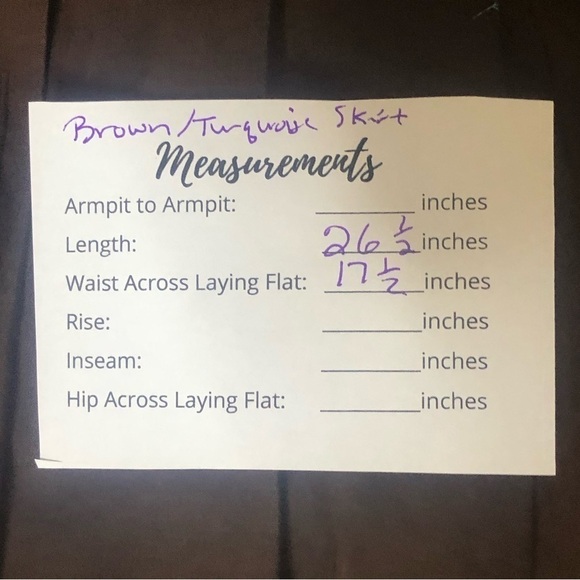 JH Collectibles full pleated brown skirt with turquoise bead detail size 14 - Picture 9 of 9